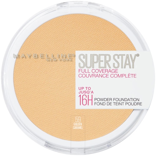 Foundation Caramel Stay Super Powder Maybelline Golden | 59 SFLTRENDS -